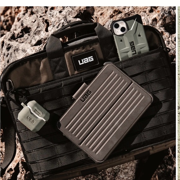 Super Sale One Day Onky! Small Tactical Breif laptop bag -olive green/black - Picture 7 of 7